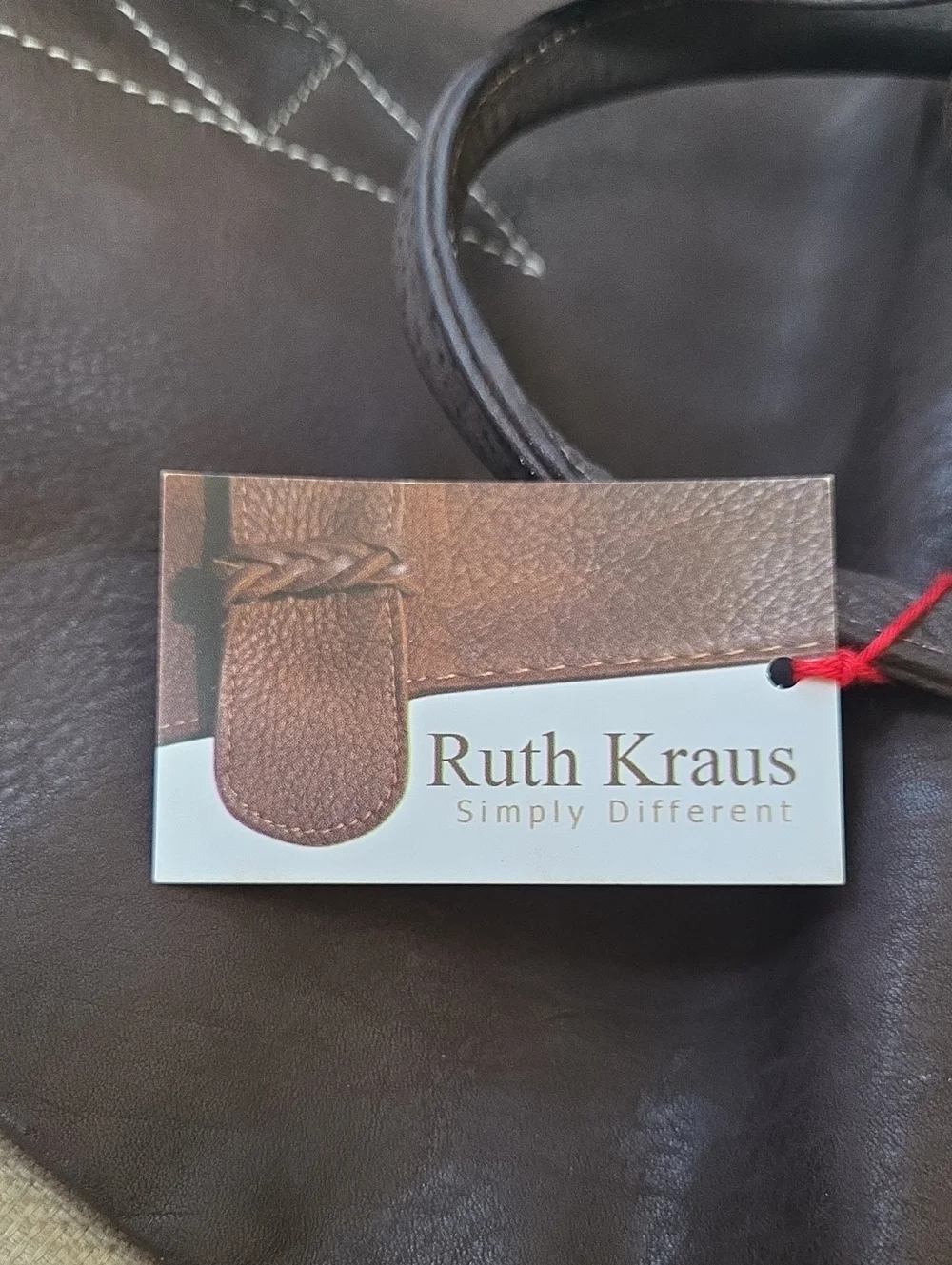 NWT, Ruth Kraus Waxed Canvas And Leather Backpack!